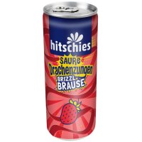 hitschies Saure Drachenzungen brizzl Brause Erdbeere 250ml
