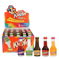 Kleiner Klopfer Fun Mix 25 Flaschen 0,02 ml 5x5 – 15-17% Vol Der fruchtige Partyknaller!