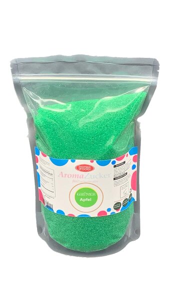 Aroma Zuckerwattezucker Apfel Geschmack 1 kg Beutel