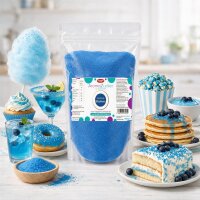 Aroma Zuckerwattezucker Blaubeere Geschmack AZO frei 1 kg Beutel