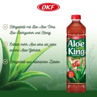OKF Aloe Vera King Granatapfel 500 ml – Koreas Kult-Drink mit Granatapfel-Kick!