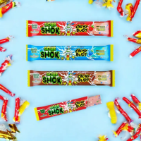 Display Komplett Sour Shok Chewy Blast 48 Stück – Super saures Kauerlebnis mit Knalleffekt!