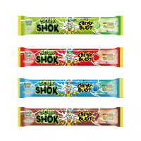 Display Komplett Sour Shok Chewy Blast 48 Stück – Super saures Kauerlebnis mit Knalleffekt!