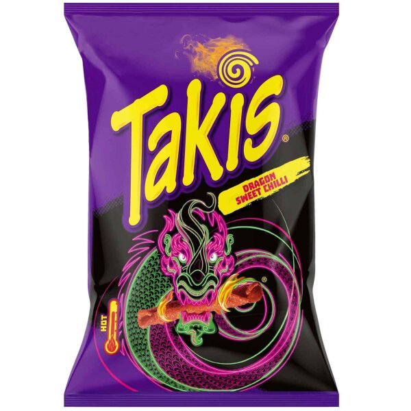 Takis Dragon Sweet Chilli 100 g – Der Drachen unter...