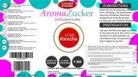 1 KG Kirsche Farbzucker Aromazucker für Zuckerwatte...