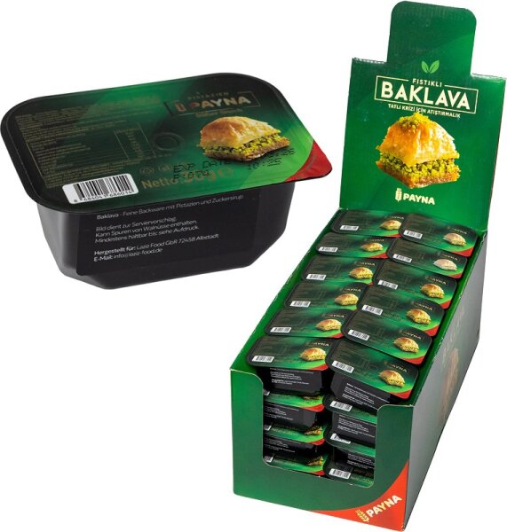 Payna Pistazien Baklava 30 g – Verführung aus...