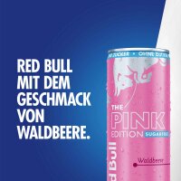 Red Bull Energy Drink Pink Edition Waldbeere Sugarfree 250ml