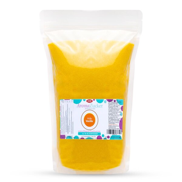 Aroma Zuckerwattezucker Vanille Geschmack 1 kg Beutel
