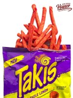Takis Chile Limon • 92,3g Chili Lemon Limited Edition mega erfrischende Geschmacksexplosion