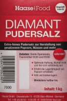 Diamant Pudersalz 1 kg Dose – feines Salz für Popcorn