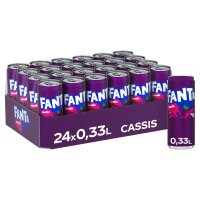 Fanta Cassis 330ml – Erfrischungsgetränk mit...