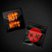 Fiddle’s Hot Nuts Challenge Extrem scharfe Erdnüsse mit Carolina Reaper & Capsaicin (16 Mio. Scoville) – Mutprobe Snack aus Dänemark