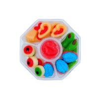 Monster Dip Mix 240g – Halloween Fruchtgummis in Grusel-Formen mit Dip-Gel