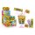 Johny Bee Candy Sour Noodle Cup 12 Stück Display – Tutti Frutti Sour Candy Becher mit Gel, Stick & Popping Candy