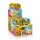 Johny Bee Candy Sour Noodle Cup 12 Stück Display – Tutti Frutti Sour Candy Becher mit Gel, Stick & Popping Candy
