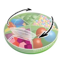 Sour Shok Electromix – Super Sour Candy Mix 60 g – 5-fach saure Bonbons in Drehdose – Extrem sauer & fruchtig