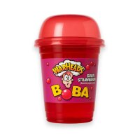 Warheads Boba Sour Strawberry – 400 ml Pfandfrei...