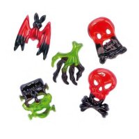 Vidal Monster Jelly 66 g – Gruselige Fruchtgummis in Monsterform – Weiche, glibbrige Halloween-Süßigkeit für Kinder & Erwachsene – Fruchtiger Geschmack – Original Vidal Spanien