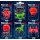 Vidal Monster Jelly 66 g – Gruselige Fruchtgummis in Monsterform – Weiche, glibbrige Halloween-Süßigkeit für Kinder & Erwachsene – Fruchtiger Geschmack – Original Vidal Spanien