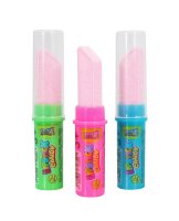 Display Komplett 100x Candy Lipstick– Süße Lippenstift-Bonbons – Wiederverschließbar & bunt im Retro-Design – Lustige Zungenmaler für Kinder & Erwachsene