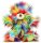 Uni-Toys Rainbow Teddy Bärchen 35 cm – Bunter Premium-Plüschbär mit recycelter Füllung | Kuscheltier ab 9 Monaten | Made by Uni-Toys Germany