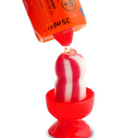 Display Komplett Sour Slurper Lutscher mit saurem Candy Gel 12 x 50 g – Süß-sauerer Spaß in drei Sorten