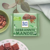 Ritter Sport Gebrannte Mandel 100 g | Vollmilchschokolade...