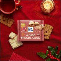 Ritter Sport Weiße Spekulatius 100 g | Wintertafel...