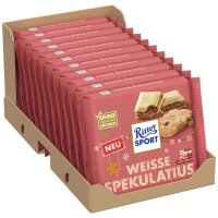 Ritter Sport Weiße Spekulatius 100 g | Wintertafel | Weiße Schokolade mit Spekulatius-Gewürz & Butterkeks | Nachhaltiger Kakao | Made in Germany