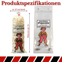 Popcorntüte Lausbub Polybeutel 100 Stück 2,5 Liter
