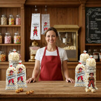 Popcorntüte Lausbub Polybeutel 100 Stück 2,5 Liter