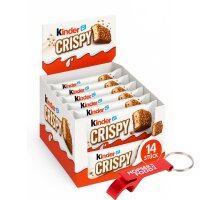 Kinder Crispy Riegel 34 g – 14 Stück im...