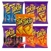 Takis Mega Mix Bundle 10 × 100 g – Blue Heat,...