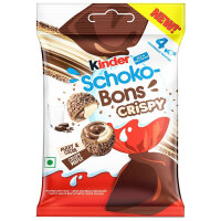Kinder Schoko-Bons Crispy 4 er 22,4 g – Knusprige...