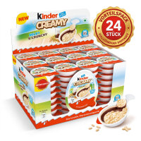 Display 24x Kinder Creamy Milky & Crunchy 19 g...