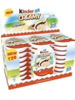 Kinder Creamy Milky & Crunchy 19 g – 24er...