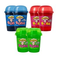 Warheads Boba Drink 6er Bundle Bubble Tea – Sour Blue Raspberry, Green Apple & Strawberry | Trend-Drink mit Popping Boba Perlen aus den USA | Hopser Funfood