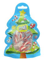 Weihnachten Mini Candy Canes Beutel a 10 Stück – einzeln verpackt je 5 g – Weihnachts Zuckerstangen rot-weiß – Zufallsverpackung – Alex Sweets