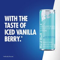 Bundle 24x Red Bull Energy Drink Ice Edition Iced Vanilla Berry 250 ml