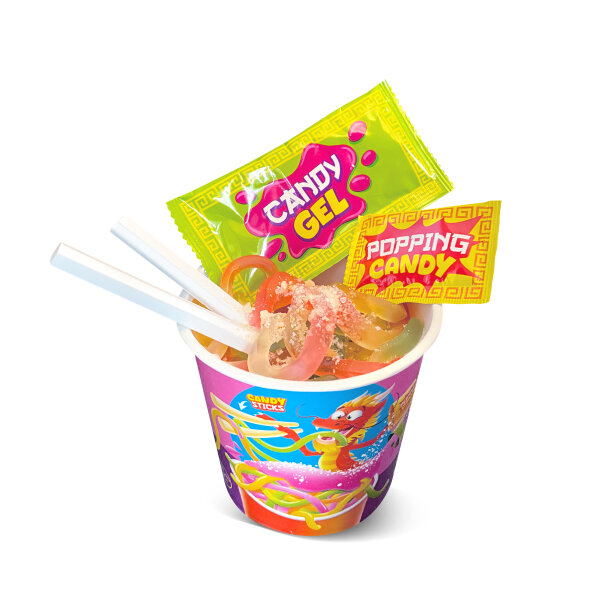 Sweet Flash Gummy Noodle Cup – 65 g –...