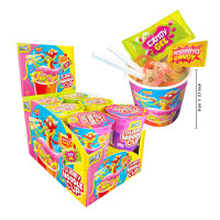 Display Komplett Sweet Flash Gummy Noodle Cup Display...