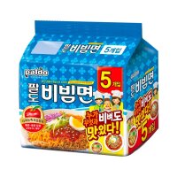 paldo Bibimmen 5x130g Koreanische Instant Nudeln scharf...