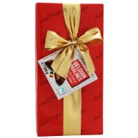 Belgische Herzpralinen rot 100 g Geschenkbox mit gemischten Schokoladen