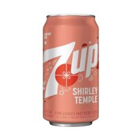 7UP Shirley Temple 355 ml Limited Edition US Softdrink Granatapfel Kirsche