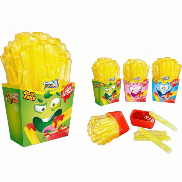 Sweet Flash Jelly Fries & Candy Ketchup 40 g –...