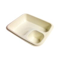 BIO Nachoschalen mit Dip-Fach 10 Stück