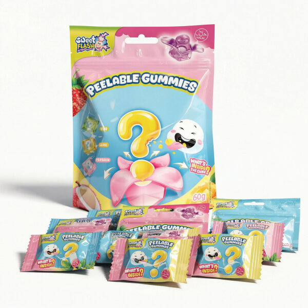 Peelable Gummies 3D Überraschung 60 g 12 Mini...