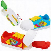 Display Komplett Johny Bee Boots Pop Lollipop 12 Stück 120g – Fruchtiger Lutscher im coolen Schuh-Design