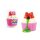 Johny Bee 3D Gummy Cupcake Liquid 60 Stück Rindergelatine Gummibonbon Cupcake mit flüssigem Kern