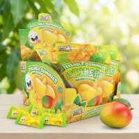 Display Peelable Gummies Mango 12 Beutel a 75 g einzeln verpackte Fruchtgummis
